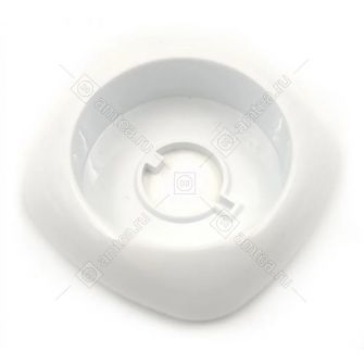 Юбка (воротник) ручки регулировки плиты Gefest белая