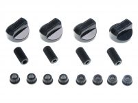 Ручки универсальные (комплект 4 шт.) для газовых плит черные