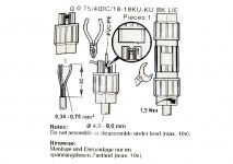 Термодатчик (сенсор) холодильника Liebherr 